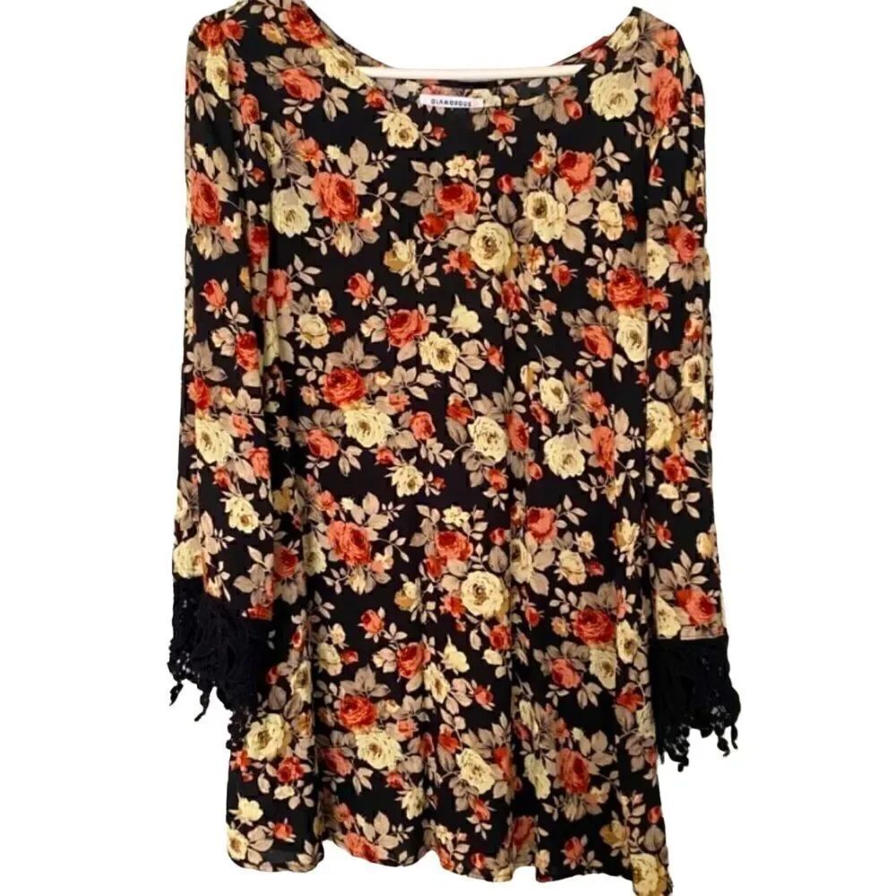 Dress – Size Medium Garage Floral Long Sleeve Dress